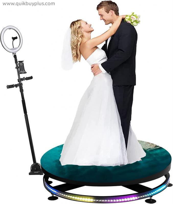 360 Photo Booth Machine for Parties, Weddings, Live Streaming, Photo Booth Stand Can Create Dynamic Photos, Live Out Your Wildest Fantasies, Automatic Slow Motion for Weddings