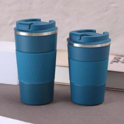 380/510ML Coffee Mugs Tumbler 304 Stainless Steel Travel Car Thermos Mugs Vacuum Insulation Bottle Coffee Cups Double-layer