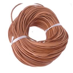 3MM 10 Meter Natural Color Real Genuine Leather Cord Round Rope String For DIY Necklace Bracelet Jewelry Cord Dia 3mm