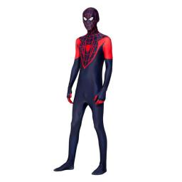3d Miles Morales Spiderman Bodysuit Adult Christmas Fashion Suit Halloween Cosplay Costume Carnival Novelty Show Outfit Breathable Lycra  Onesuit