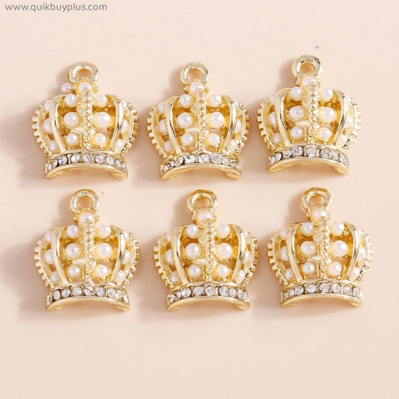 4 Pcs Crystal Charms Pendants of Necklaces Bracelets Earrings Handmade Craft Jewelry Accessories