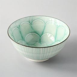 4.5/8 Inch Japanese Style Large Soup Bowl Underglaze Color Simple Ceramic Rice Bowl Household Ramen Noodles Bowl Tableware