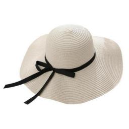 40Percent Dropshipping!! Women Summer Travel Beach UV Protection Bowknot Wide Brim Straw Hat