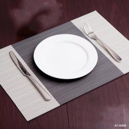 4Pcs Placemats Kitchen Dinning Table Place Mats Non-Slip Dish Bowl Placement Heat Stain Resistant Table Decorative Mat