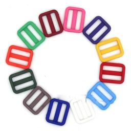 50pcs/lot 1" Colorful Triglides Adjust Buckle For Dog Collar Harness Backpack Strap Webbing 25mm