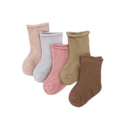 5pairs/lot 0-9Y Baby Toddler Cotton Socks Kids Boys Girl Spring Summer Autumn Short Newborn  Solid Color Socks Accessories