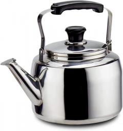 AWAING Stove Top Whistling Kettle 3L Food Grade Stainless Steel Whistling Tea Kettle with Cold Ergonomic Bakelite Handle Teapot Kettle for Gas Hob