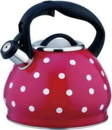AWAING Stove Top Whistling Kettle Universal Stainless Steel Teapot Whistling Teapot for Stove Easy to Clean and Durable Coffee Pot Kettle for Gas Hob(Color:Black)