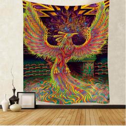 Abstract Mandala Tapestry Hippie Macrame Wall Hanging Boho Decor  Witchcraft for living room bedroom