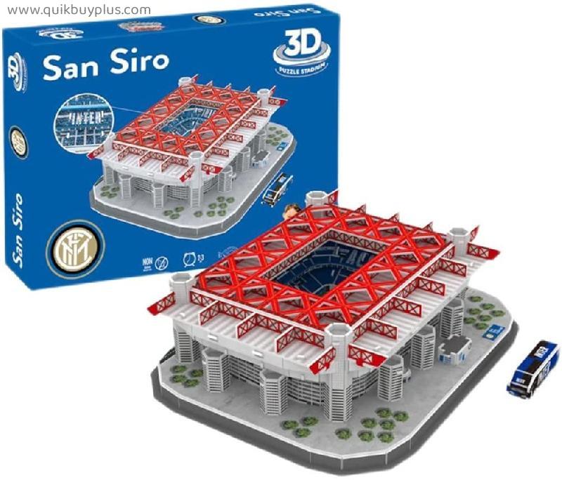 Aida Bz International Milan Maya 3D Puzzle, DIY Puzzle Decompression Toy Game Adult Fans Fan Souvenir Gift