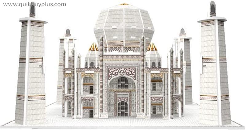 Aida Bz Taj Mahal Model Puzzle, 3D Three-Dimensional Decoration DIY Educational Toy Teen Children Gift