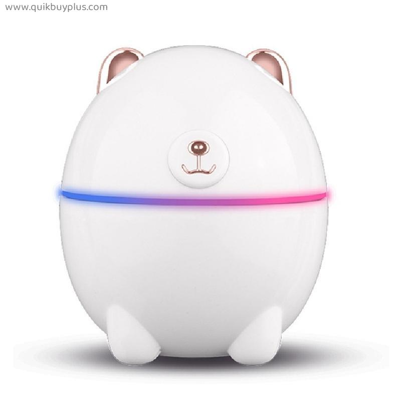 Air Humidifier Cute Pet Mini Household Small Aromatherapy Car Creativity Bear USB Humidifier LED Night Lamp