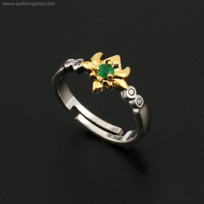 Anime Game Genshin Impact Accessories Metal Adjustable Rings Women Jewelry Fashion Finger Ring Men Accessories