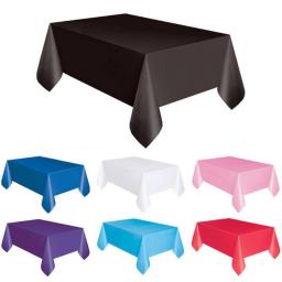 Anti-oil Table Cloth Tableware Solid Color Disposable Tablecloths For Wedding Birthday New Year Christmas Party Decor