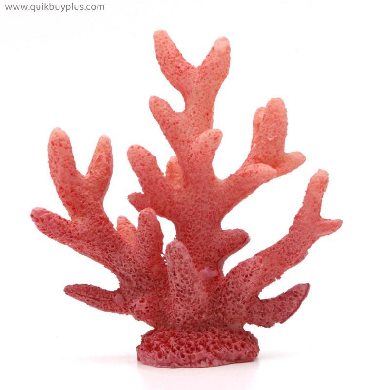 Aquarium Artificial Resin Coral Tree Underwater Ornament Landscape Decoration