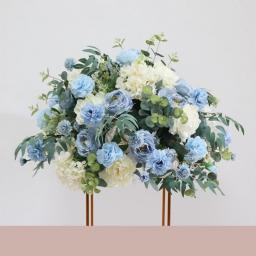 Artificial Flowers For Wedding Decoration Party Stage Display Cornor Flowers Backdrop Home Festival Decor Floral Ball