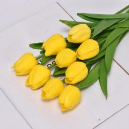 Artificial Flowers Mini Tulips Fake Flowers Wedding Shooting Props Home Decoration Party Decoration Simulation Flowers