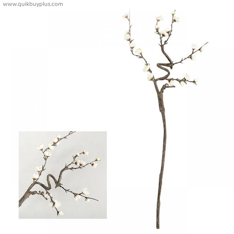 Artificial Flowers Plum Blossom Chinese Style Wax Plum Branches Spring Festival Living Room Bedroom Home Decoration Fake Flowers