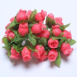Artificial Flowers Rose Flower Bouquet For Wedding Party Home Decoration DIY Wreath Scrapbook Accessories