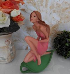 Attractive Forest Nymph Statuette Handmade Resin Fairy Belle Figurine Gift And Craft Ornament For Home Decor And Valentine's Day