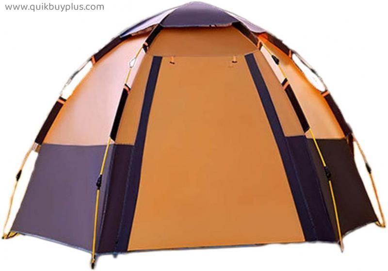 Automatic Instant Camping Tent 5-8 Person Pop Up Outdoor Tent Large Family Waterproof Windproof Lightweight Backpacking Tent Suitable for Hiking Climbing Easy to Install Dimensions (283*283*165cm)