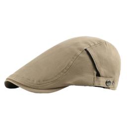 Autumn Beret Caps Men Women Vintage Cap Cotton Outdoor Hats Sun Hat Duckbill Caps Linen