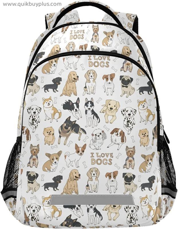 Backpack for Boys Girls Bookbag with Chest Strap for Students Elementary School Laptop Daypack Rucksack for Teens Travel