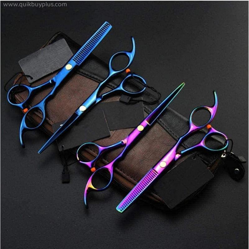 Barber Scissors Professional 5.5 inch Cut Hair Scissors Set thinning Shears Cutting Barber Tools Hairdressing Scissors