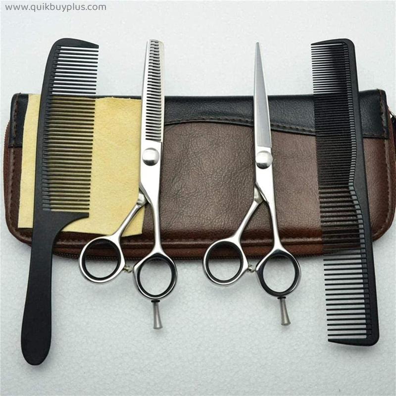 Barber Scissors Professional Hairdressing Scissors Thinning Scissors 6 Inch Stainless Steel Haircut Scissors Golden Dragon Handle Salon Barbers Or Home Use