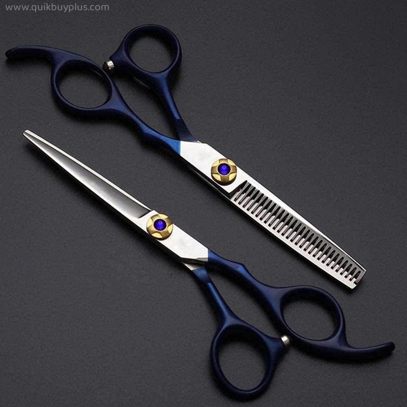 Barber Scissors Scissors Cutting Hair Professional Scissors Hairdressing Professional Barber Scissor Haircut Set thinning Shears kit-Set
