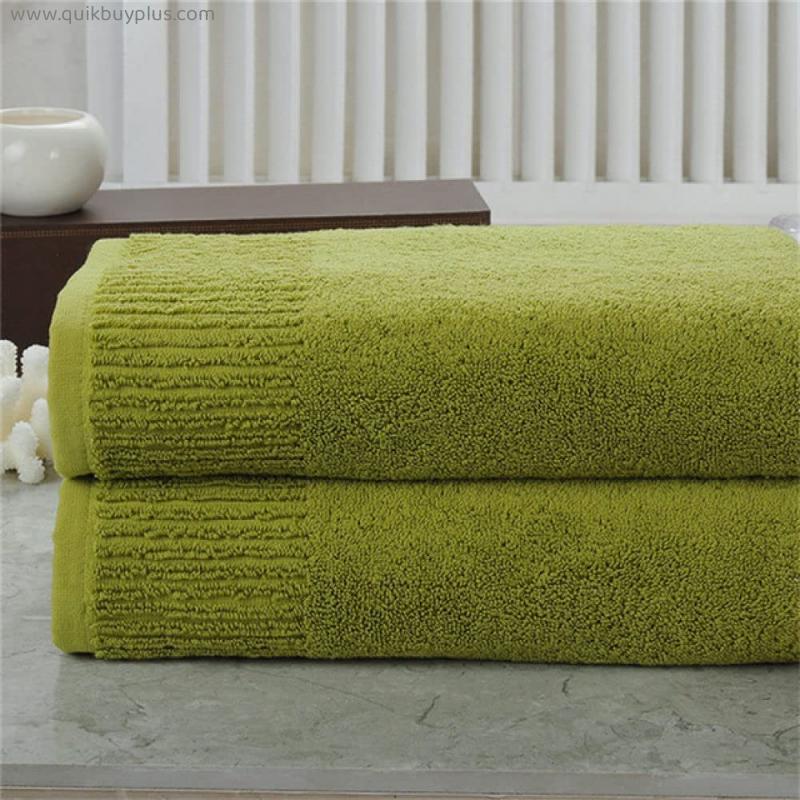 Bath Towel,2pcs Large Bath Towel Bathroom Super Absorbent for Adults  Home Hotel Soft 100% Cotton 10 Colors 70 * 140cm Terry Beach Towel,red,70x140cm