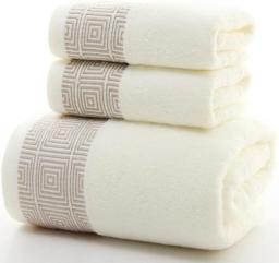 Bath Towel,Cotton Towel Bath Towel Set Bath Towel 140x70cm Towel 35x75cm Soft Absorbent Three-Piece Set Solid Color Rectangle,Orange,3pcs