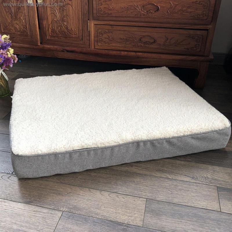Benepaw Small Medium Large Dog Bed Washable Removable Cover Durable Warm Super Elastic Fleece Memory Foam Puppy Pet Cushion Mat