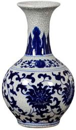 Blue & White Porcelain Vases Vase Ceramic Handmade Crafts Blue and White Porcelain Can Be Placed in The TV Cabinet Bedside Table Decoration Jar Ceramic Flower Vase