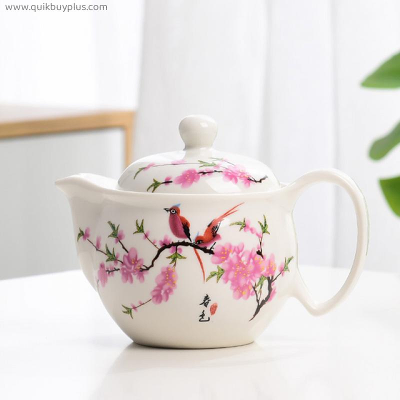 Blue and white porcelain tea pot,Exquisite Ceramic Teapot Kettle,Kung Fu Tea Set,Porcelain Teaware Flower Tea Pot