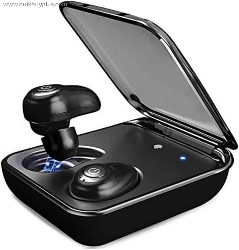 Bluetooth Headphones Binaural Call True Wireless Earbuds 20H Playtime HD Stereo Bass Sound Mini in Ear Bluetooth Earphones with Built in Mic