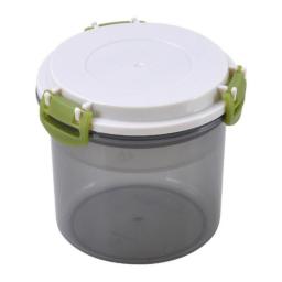 Breakfast Oatmeal Cereal Nut Yogurt Salad Cup Container Set with Lid Spoon Snack Bento Food Soup Bowl Double Layer Lunch Box