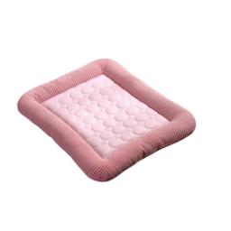 Breathable Anti-slip Spring Summer Pet Dog Bed Ice Silk Mat Cushion for Floor Sofa Cat Dogs Nest Kennel Mattress