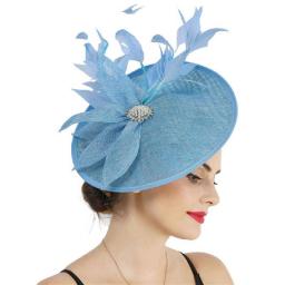 Bride Fascinators Hat For Women Tea Party Headband Fancy Dress Hair Accessories Wedding Party Hair Bands