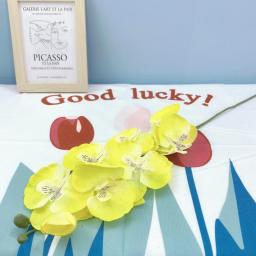 Butterfly Orchid Artificial Flower Bouquet Phalaenopsis Fake Flowers Artificial Home Decor Diy Crafts Wedding Decoration