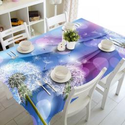 Butterfly Print Rectangle Table Cloth Waterproof Wedding Decoration Oilproof Tablecloths Table Cover Home Decor Manteles