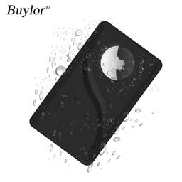 Buylor Airtags Credit Card Holder Wallet Tracker Protective Case Wallet for Anti-Lost Airtag Accessories Clip Protect Sleeve