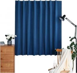 CCCYT Blackout Curtains Thermal Insulated ​For Bay Window Thermal Drapery For Noise Reducing/Room Darkening/Privacy Protect,W 0.9x H 1.2 Whole Piecek