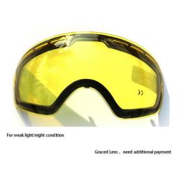 COPOZZ Double Glare Lenses Ski Goggles Polarized Professional Ski Glasses Can Be Used In Conjunction With Other Glasses