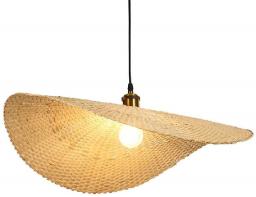 CSYSKV Hand-woven Japanese Bamboo Pendant Lighting Simple Home Southeast Asian Style Rattan Chandelier Hollow Large Size Hanging Lamp Creative Dining Room Bedroom Decoration Lighting Fixtures