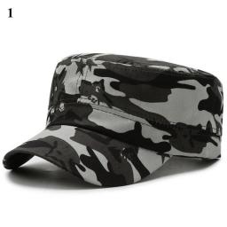 Camouflage Baseball Cap Summer Flat Caps Classical Soldier Cap Army Hat Mens Outdoor Sport Caps Tactical Military Adult Caps