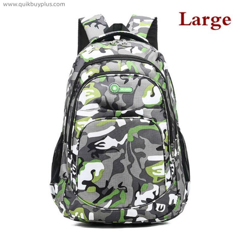 Camouflage School Bags For Boys Girls Children Backpack Kids Book Bag Mochila Escolar Schoolbag Schooltas Cartable Enfant