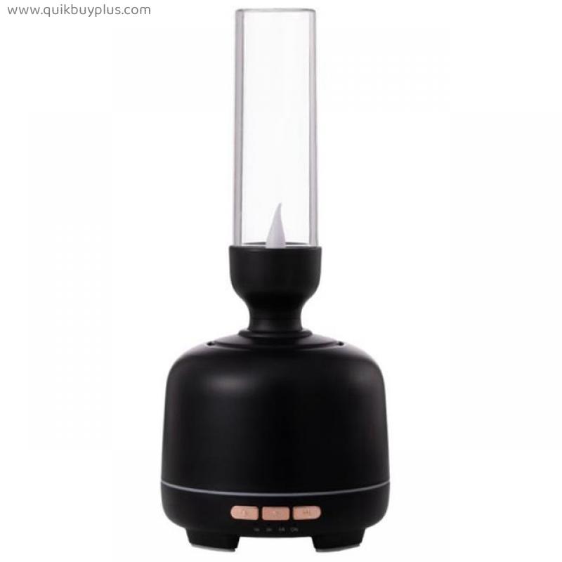 Candle Aromatherapy Diffuser Dual Nozzle Air Humidifier Mist Maker LED Lamp Aroma Essential Oil Diffuser EU Plug