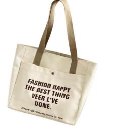 Canvas Bags For Women Shoulder Bag Teenager Girl Schoolbag Large Capacity Handbag Eco Reusable Grocery Tote Shopping Bags Bolsas