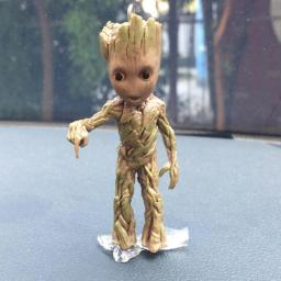 Car Interior Decoration Personality Groot Action Figure Sitting Model Anime Mini Doll Car Goods Interior Decoration Accessories